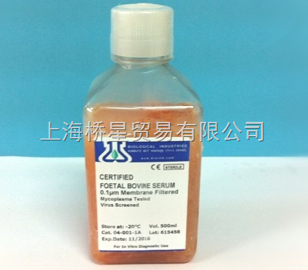 Bioind 胚胎干细胞胎牛血清（人，小鼠） 04-002-1B 100ml